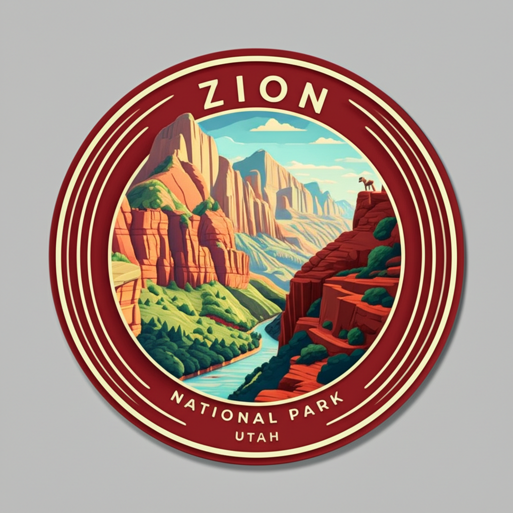 Zion National Park badge